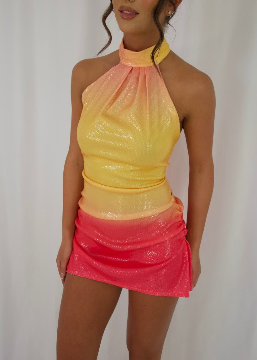 Ombré Sunset Dress (Pre Order )