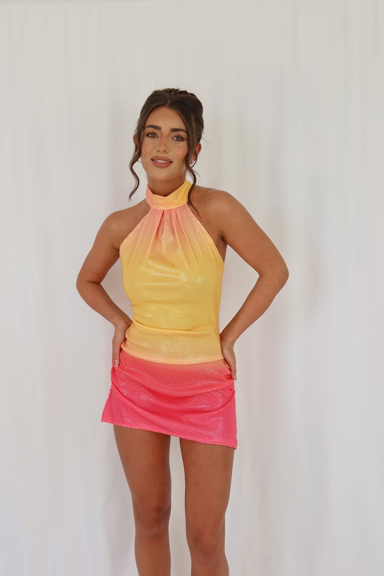 Ombré Sunset Dress (Pre Order )