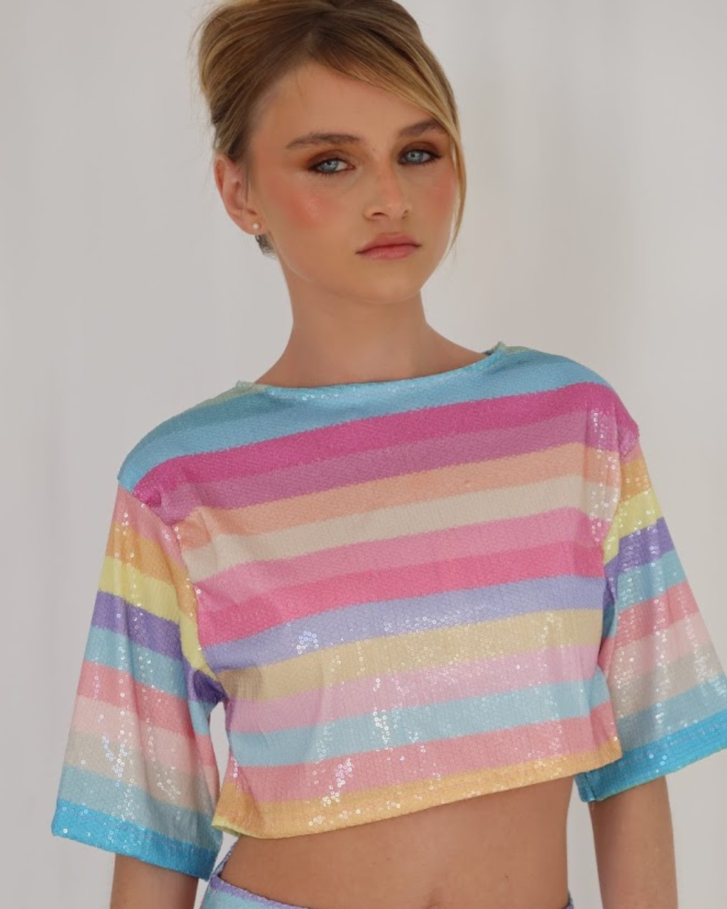 Sherbet Blue Box Tee (Pre Order)
