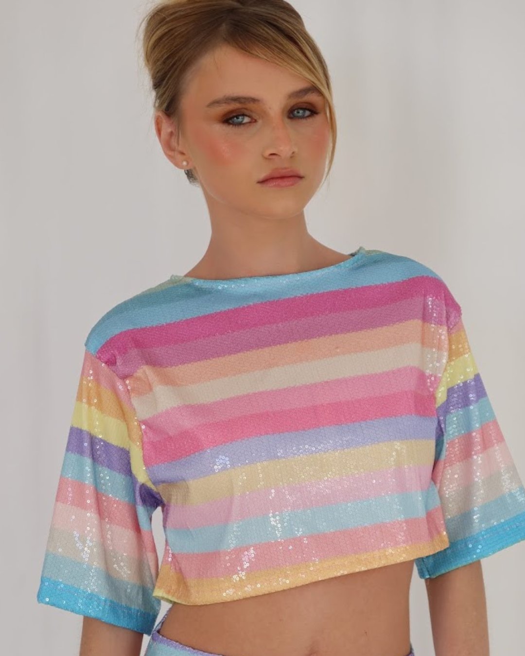 Sherbet Blue Box Tee (Pre Order)